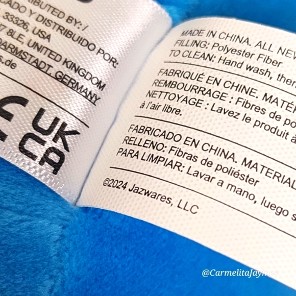 🎄 KENJI 💙 FTM Blue Christmas Capybara Original Squishmallow ☆ NWT ☆ - Picture 8 of 8